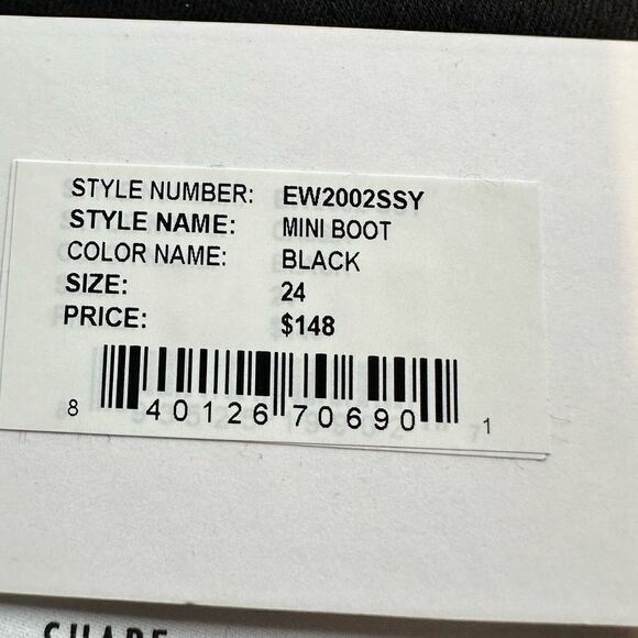 NWT EDWIN Black Cassia Mini Boot Mid Rise Cropped Bootcut Jeans - Size 24 - Picture 6 of 10